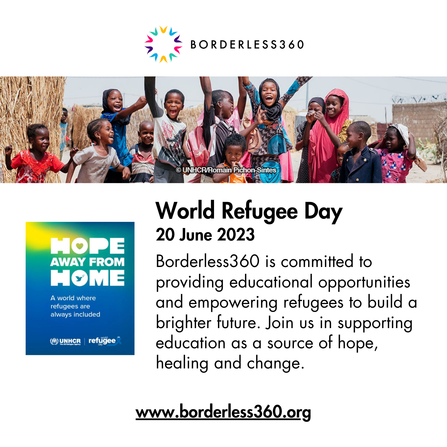 Borderless360 Marks World Refugee Day 2023